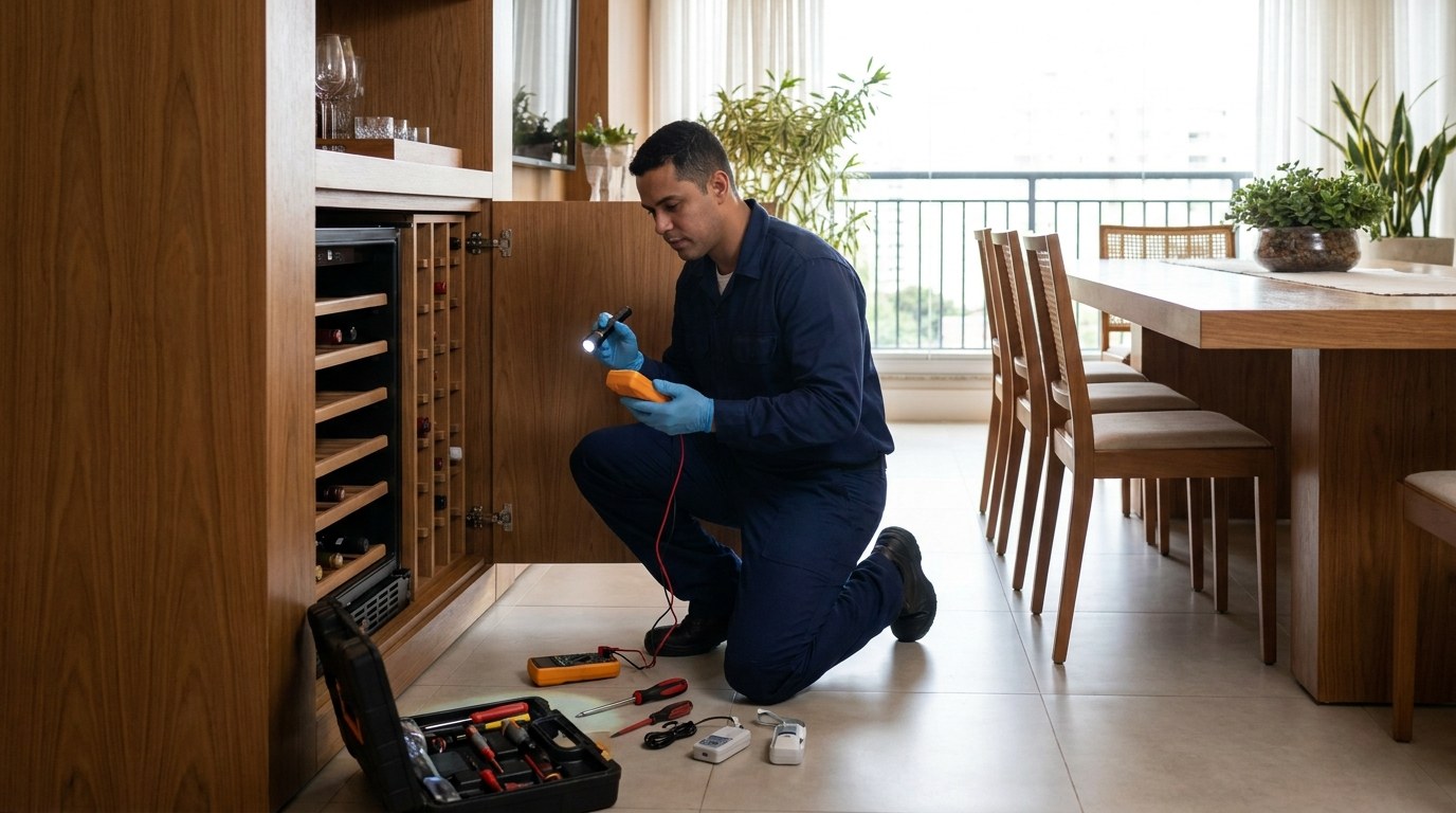 Técnico de adega climatizada em Cotia‑SP